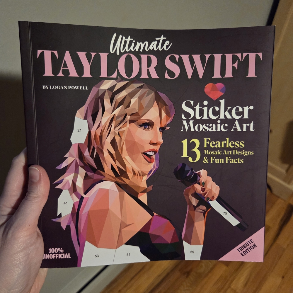 Taylor Swift Sticker Mosaic Art Book